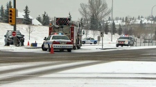 Crashes, snow, Calgary snow, snowfall, winter weat