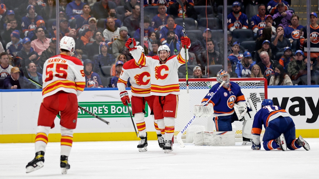 Calgary Flames Spoil Home Opener At New York Islanders' New Arena With ...