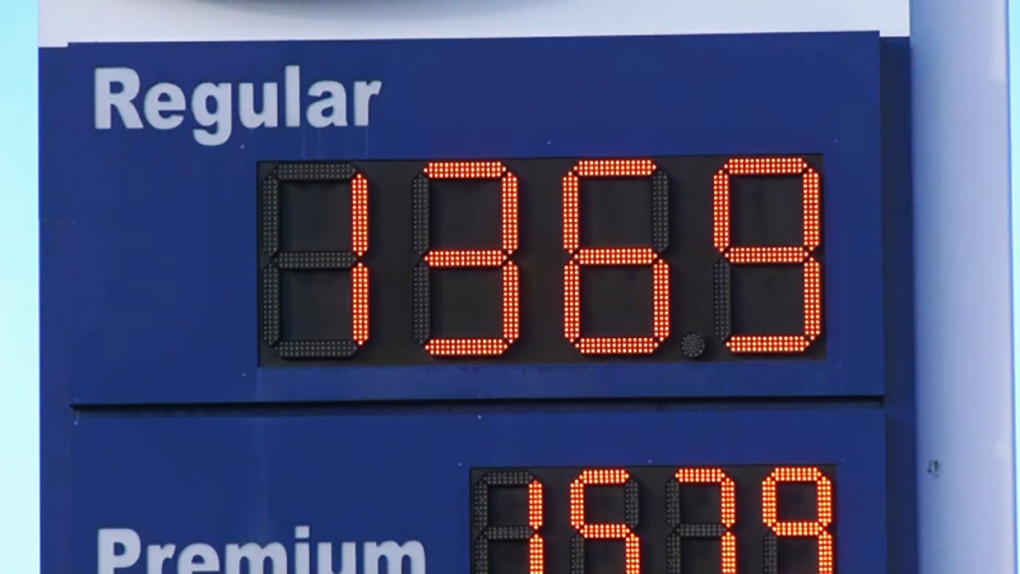 Gas prices across Calgary dropped Monday, prompting lineups at a number of gas stations