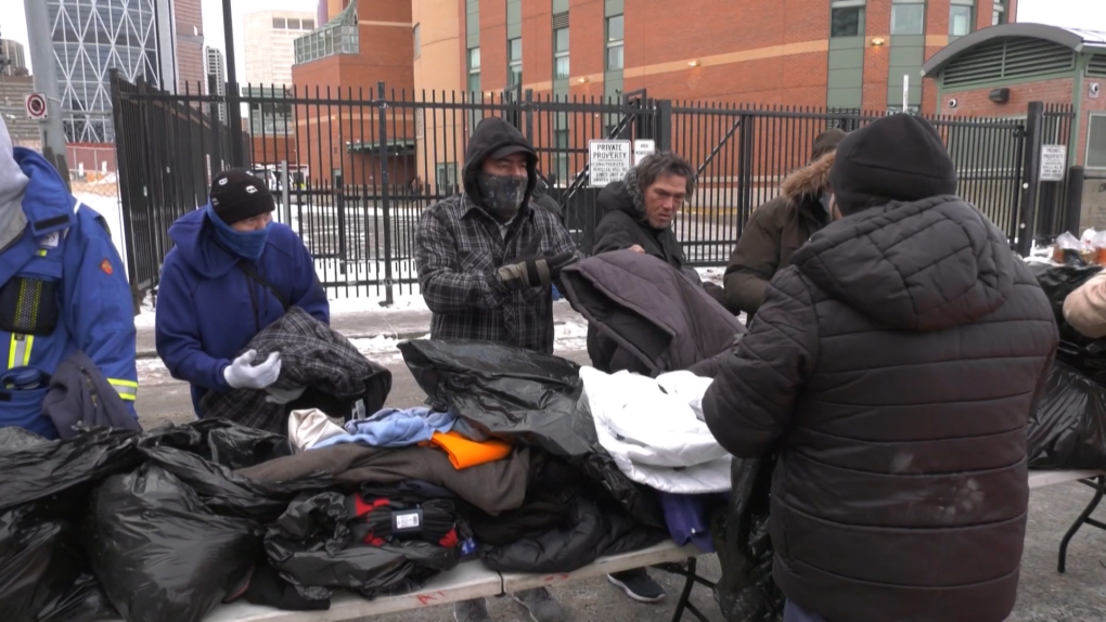 Helping the homeless in Calgary.