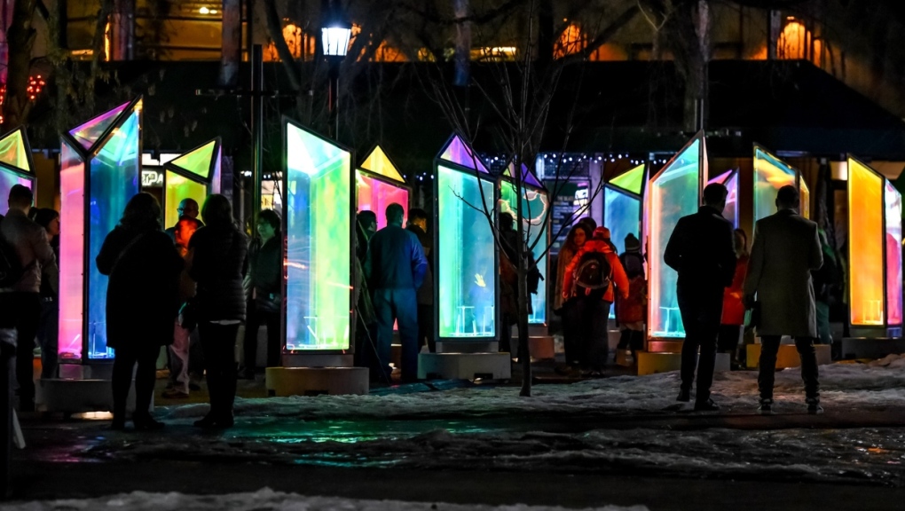 The Glow Downtown Winter Light Festival. (Used with permission) 
