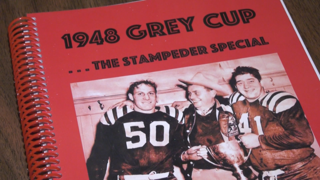 '1948 Grey Cup… The Stampeder Special' by Daryl Slate.