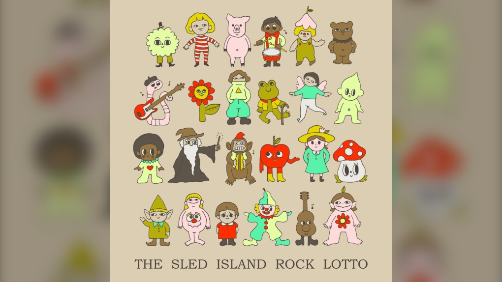 The Sled Island Rock Lotto album features music from 45 musicians from all over Canada. (Supplied)