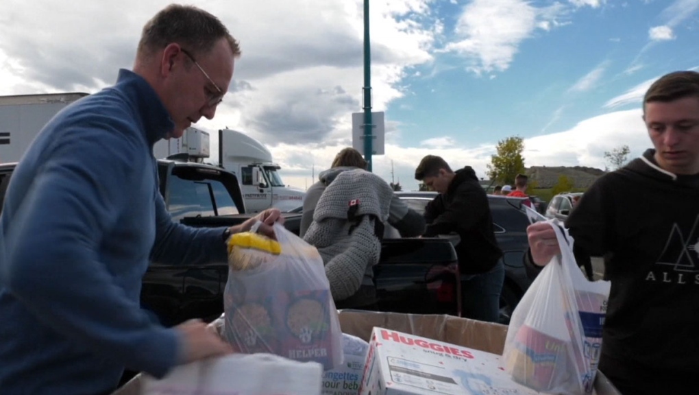 Donations pour in for Calgary's annual city-wide food drive | CTV News