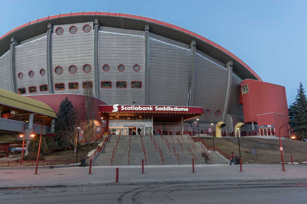 The Scotiabank Saddledome in Calgary, AB. 