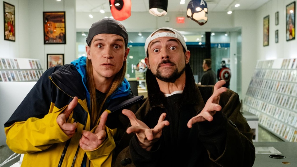 Jason Mewes, left, and Kevin Smith, as Jay and Silent Bob. The iconic comedy duo are scheduled to appear at the 2022 Calgary Expo in April. (Courtesy Calgary Expo)