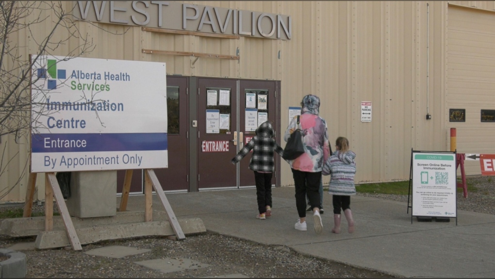  Alberta Health Services says 39.6 per cent of the province's five to 11 year olds have received at least one dose of the COVID-19 vaccine so far. (file)