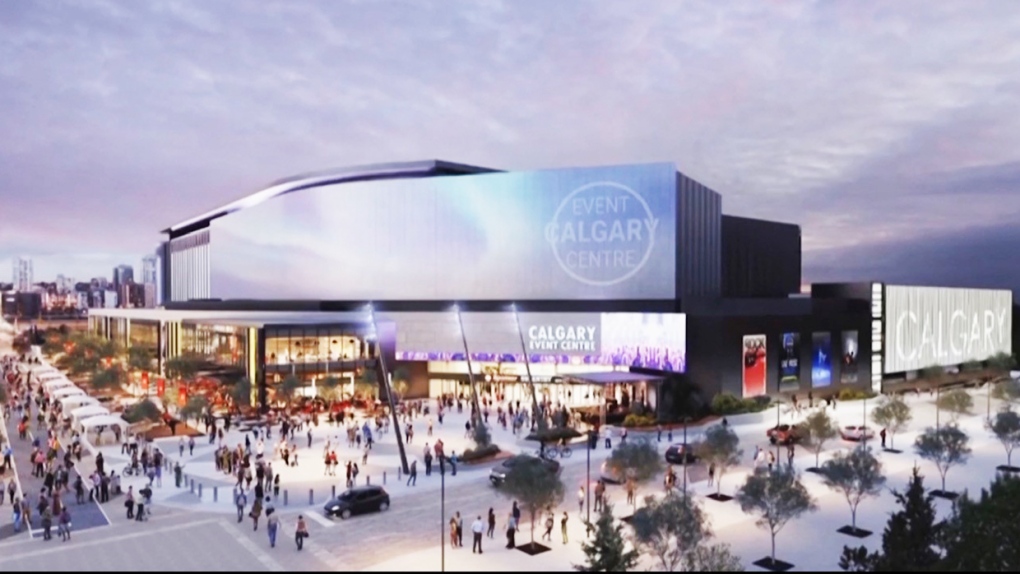 Artist rendering of the Calgary Event Centre project that was scrapped when the Calgary Sports and Entertainment Corporation stepped away from its deal with the City of Calgary. (supplied)