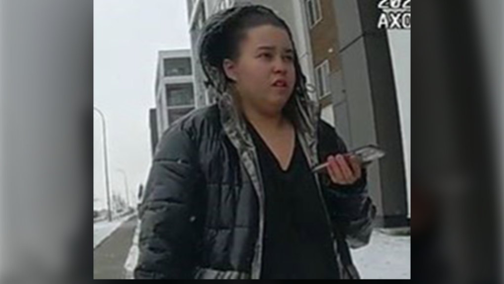 Arrest warrants have been issued for Makayla Mentis, 24, in connection with an investigation into a scam targeting Calgary seniors. (CPS)