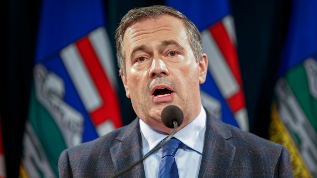 Some opponents of Jason Kenney say he should resign along with federal Conservative leader Erin O'Toole. (File)
