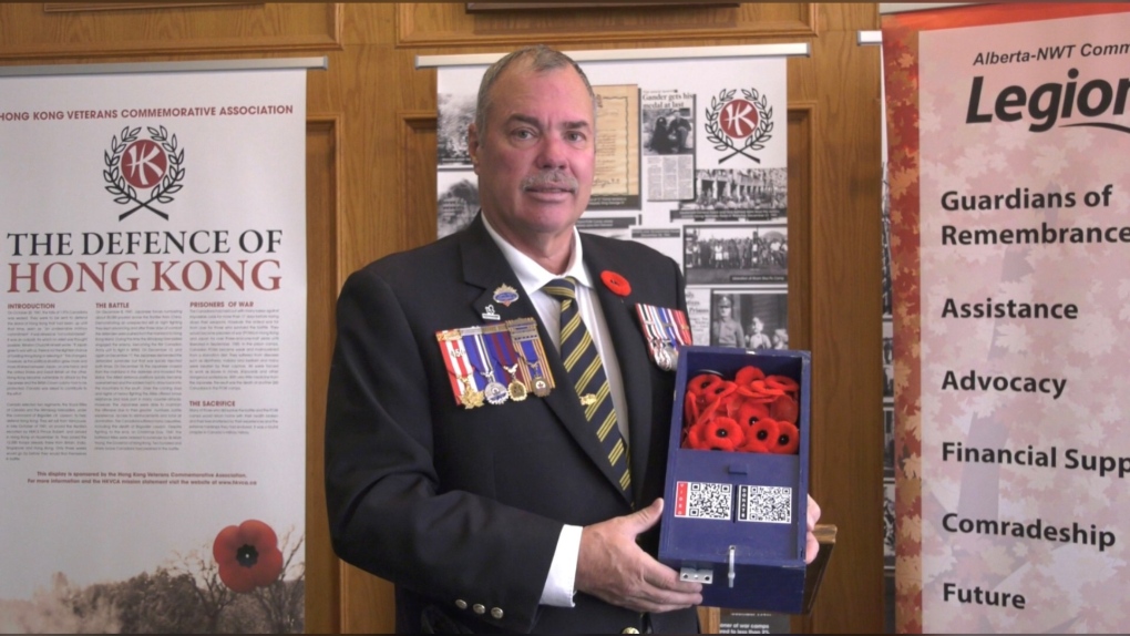 Glenn Miller of the Lethbridge Legion General Stewart Branch No. 4. says the goal for this year's poppy campaign is $90,000.