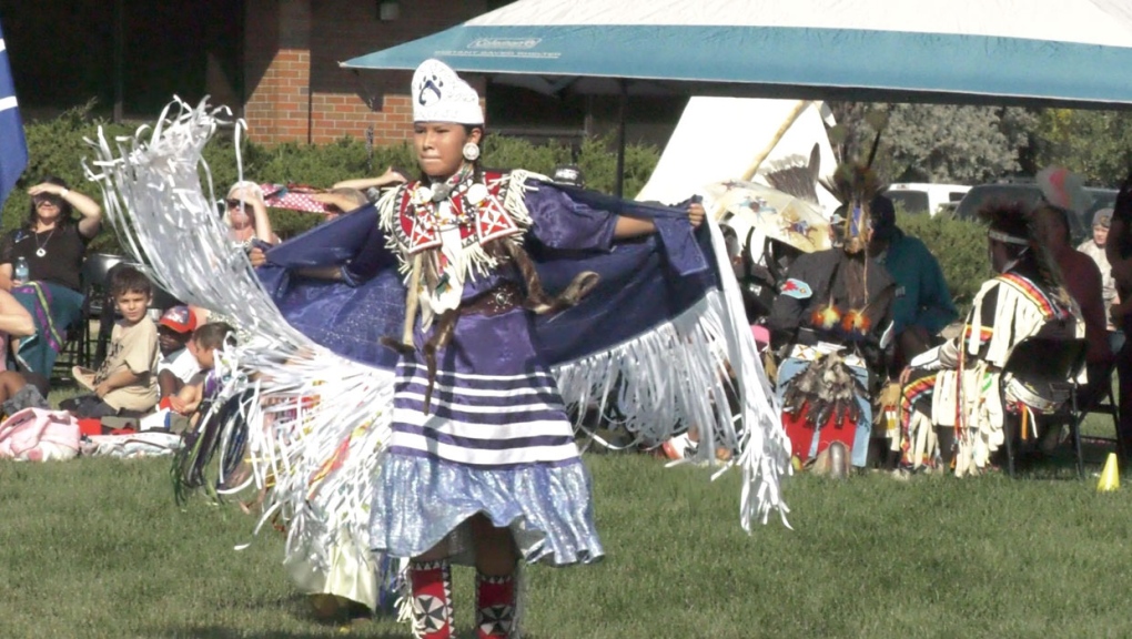 Organizers of a powwow at a Lethbridge elementary school on Wednesday said the event is a family gathering and a celebration.