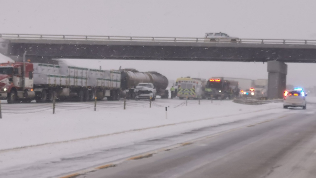 QEII Blocked Near Innisfail CTV News   Qeii Crash Near Innisfail 1 6136049 1667415786031 