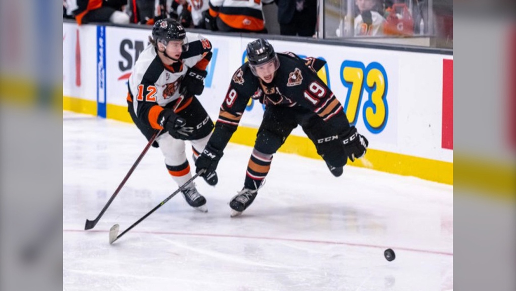 Calgary scored three power play goals on the way to a 5-2 win over Medicine Hat Saturday night