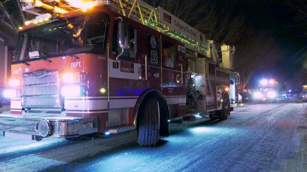Calgary Fire Department crews responded to the 1100 block of Prestwick Circle S.E. shortly after 7 p.m. on Friday.