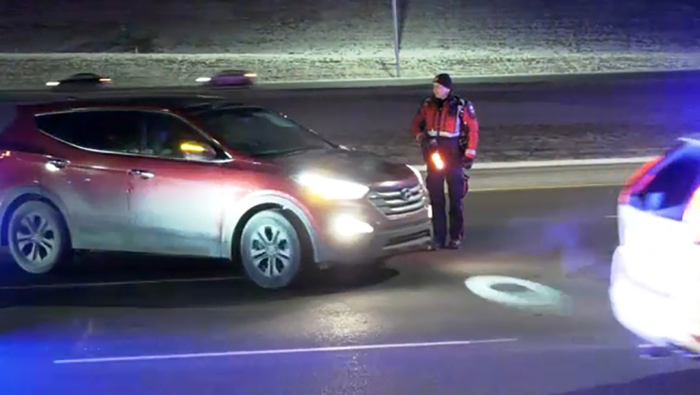 Police sobriety checkpoint Saturday night in southwest Calgary