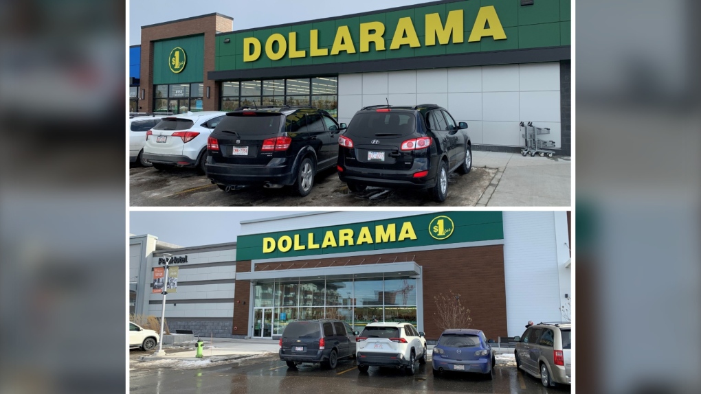 The Bow River Shopping Centre Dollarama and the Trinity Hills Dollarama. Can you spot the difference?