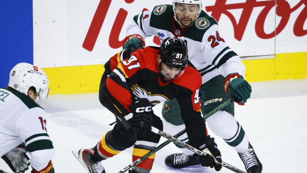 Andersson helps Flames to Wild win CTV News