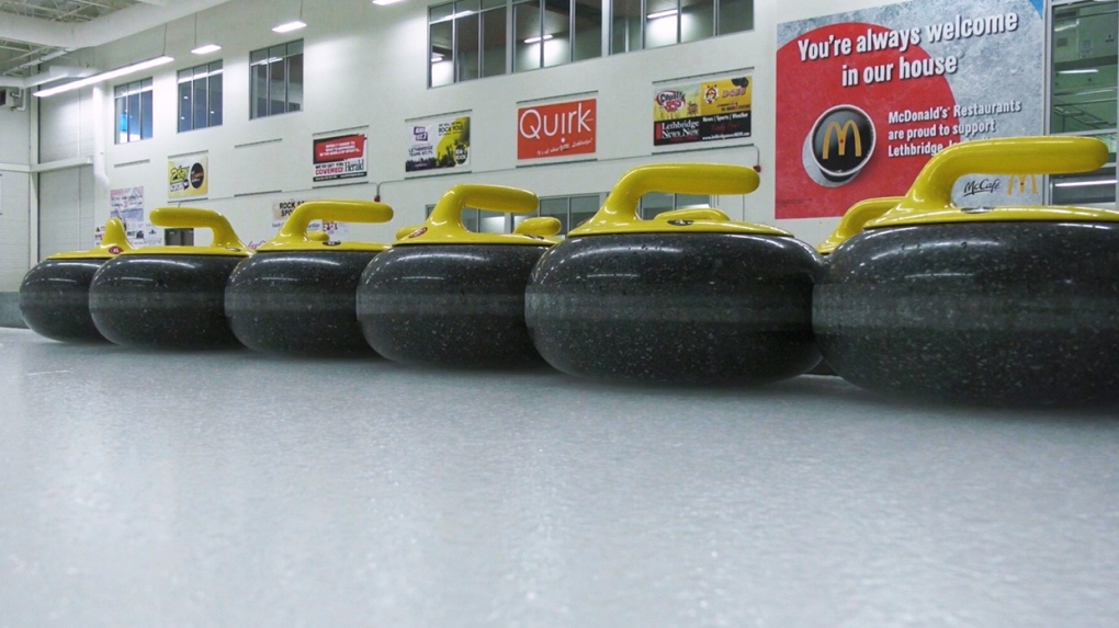 Crews will begin laying the ice sheets inside the ENMAX Centre in preparation for the 18-team Tim Hortons Brier this Sunday. The event starts March 4.