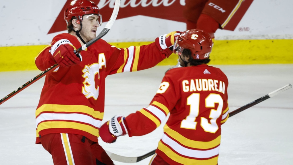 Gaudreau Puts Up 5 Points, Calgary Flames Score 3 Per Period To Crush ...