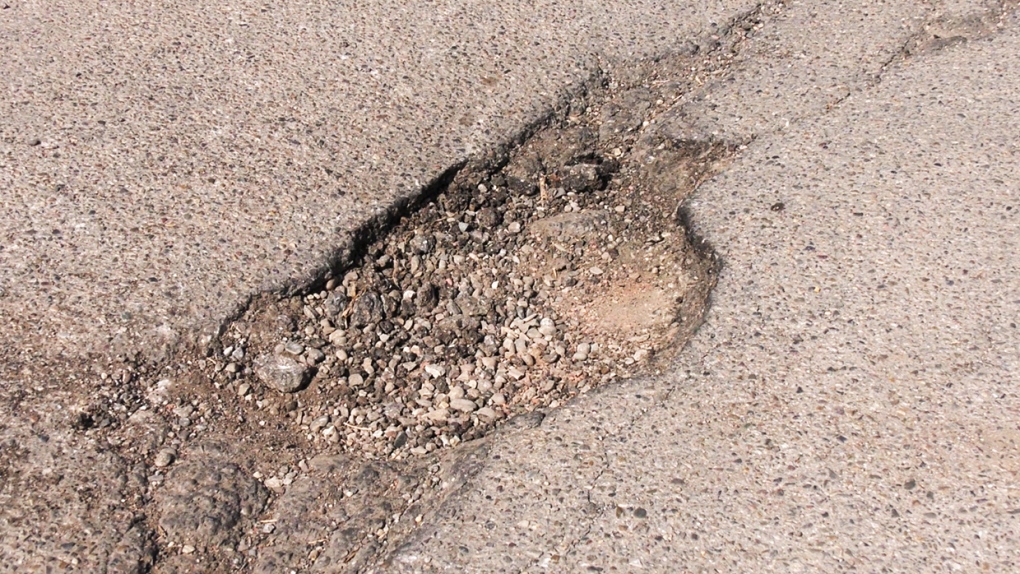 The city has a plan in place to repair potholes on public roadways starting in May.