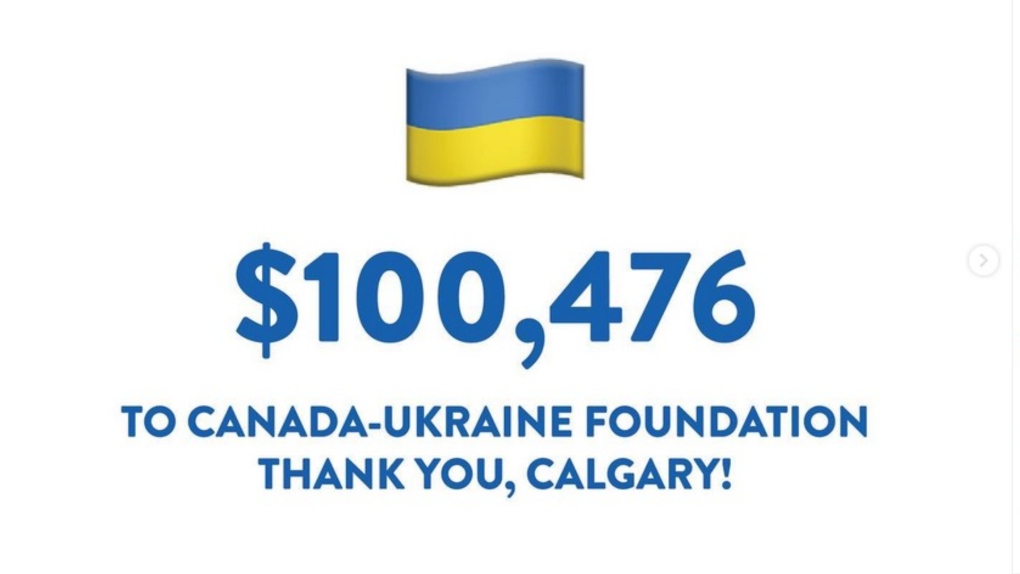 More than $100,000 is being donated to the Canada-Ukraine Foundation by Village Ice Cream. (Instagram/VillageIceCream)