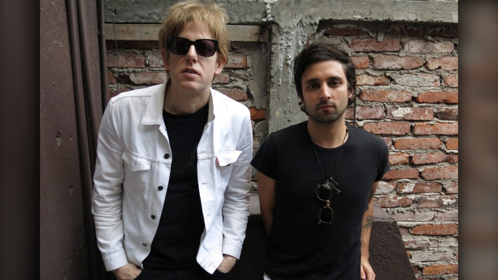 n this May 20, 2016 photo, Britt Daniel, left, and Alex Fischel, of the US indie rock band Spoon, pose for a portrait in Mexico City. (AP Photo/Berenice Bautista) 