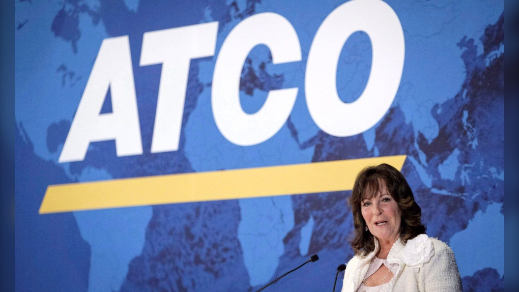 ATCO president and CEO Nancy Southern addresses the company's annual meeting in Calgary, Tuesday, May 15, 2018. A consumers group is arguing that the $31-million fine proposed for ATCO Electric's attempts to overcharge ratepayers for costs it shouldn't have incurred isn't big enough. Jeff McIntosh/The Canadian Press