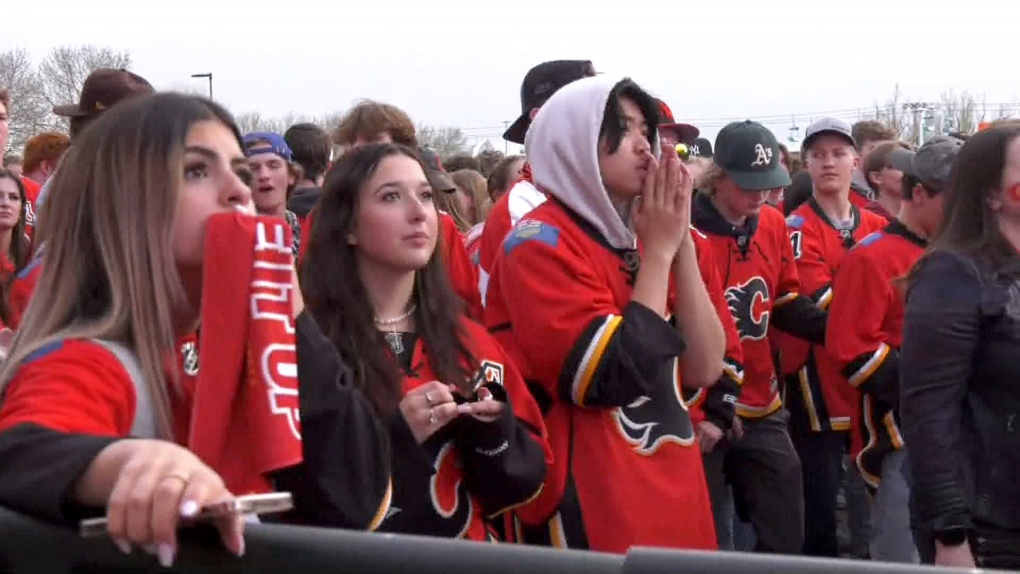Calgary Flames, fans, Red Lot
