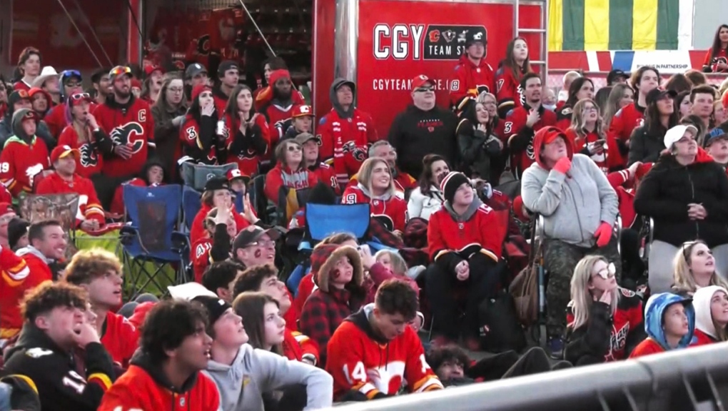 Thousands of fans have packed the watch parties in Calgary and Edmonton throughout the playoffs, watching the game on a giant screen and cheering on their teams. This Tuesday the Lethbridge Downtown BRZ is offering a free, fun way for fans to take in the action outside.