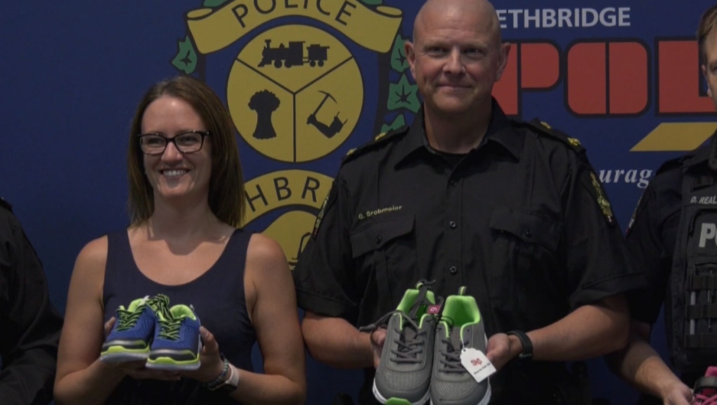 Hundreds of pairs of shoes will be collected over the summer to help students in need in the coming school year.