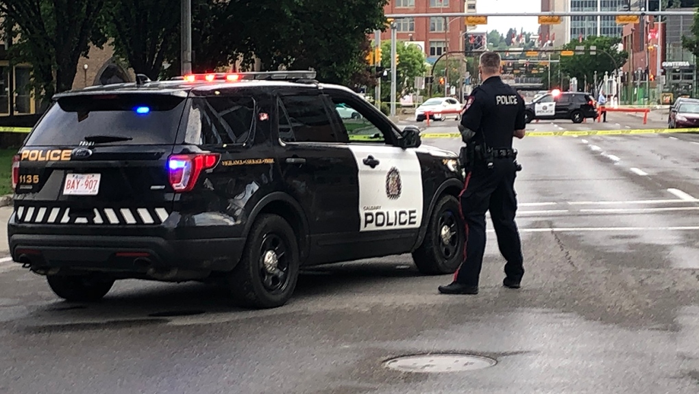 Police closed part of First Street at 14 Avenue early Saturday morning due to an ongoing investigation of a shooting that took place just before 5 a.m. Saturday.