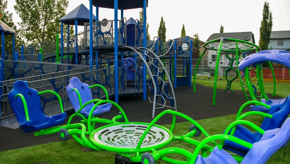 Inclusive playgrounds cater to as many diverse needs and abilities as possible and challenge all children without segregation or stigmatization. (The City of Calgary) 
