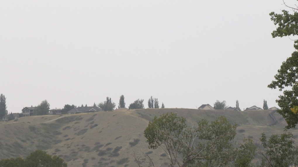 Smoke is settling in over Lethbridge as wildfires burn in B.C., Montana and right here in Alberta.