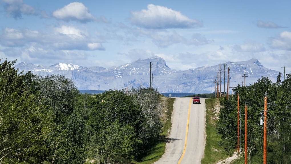 A section of the eastern slopes of the Canadian Rockies is seen west of Cochrane, Alta., Thursday, June 17, 2021.THE CANADIAN PRESS/Jeff McIntosh