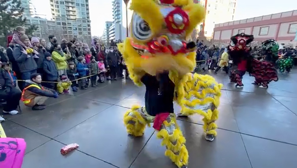 Large crowds attend lunar New Year celebrations in Chinatown on Saturday