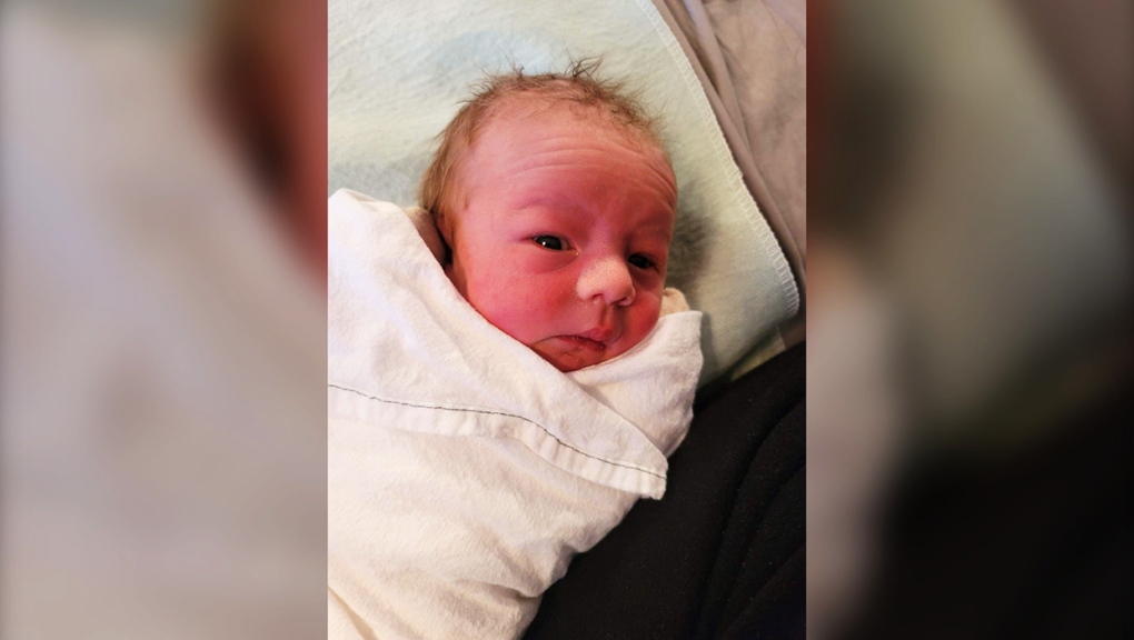 Marcel Dubuc was born at seven minutes after midnight on Jan. 1 at Rockyview Hospital in Calgary