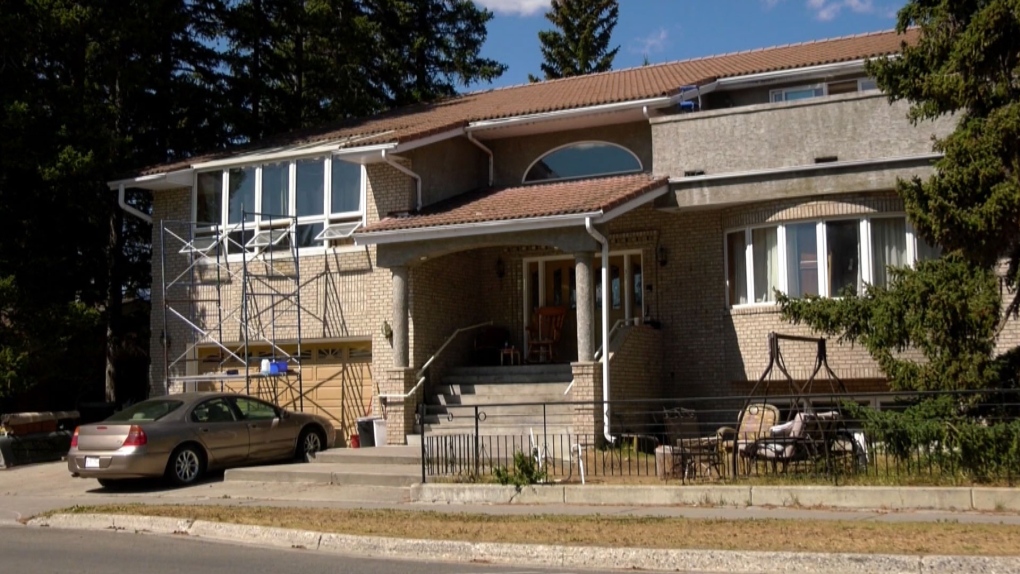 The owner of the home at 321 Squirrel Street in Banff was fined $1,750 by the town for doing development without a permit. In 2022, AHS inspectors found more than 40 people living inside the home that should have only allowed 16.