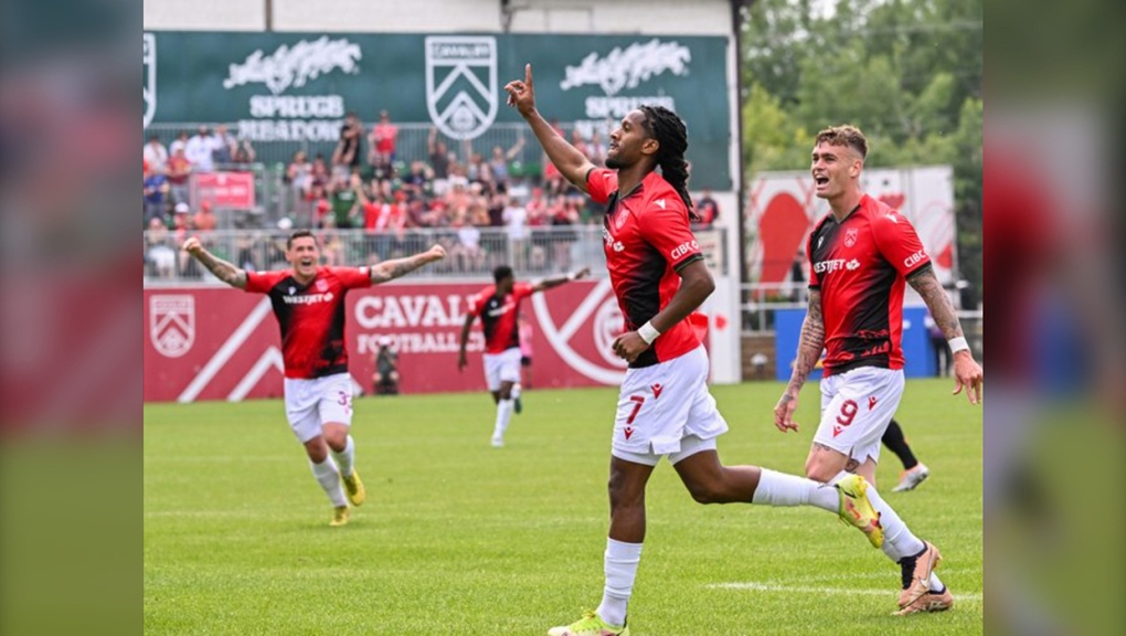 Cavalry FC try to win their first CPL North Star Cup Saturday evening against Forge FC at Tim Horton Field in Hamilton. (Photo: X@CPLsoccer)