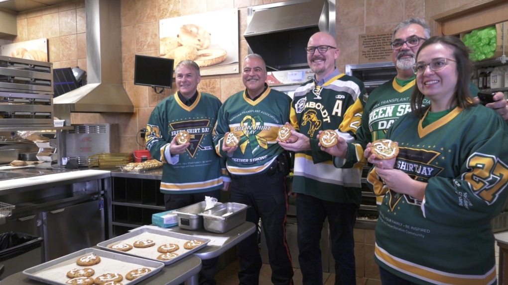 The inaugural Tim Hortons Holiday Smile Cookie Week has 14 locations in Lethbridge donating 50 per cent of proceeds to the Green Shirt Day charity in honour of Logan Boulet.