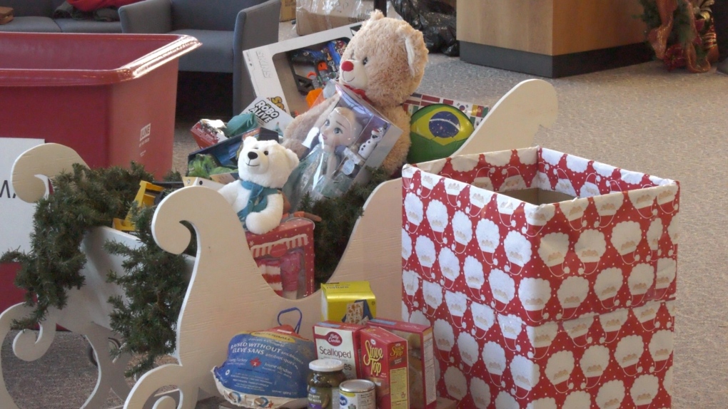 Gifts donated to Christmas Hope. 