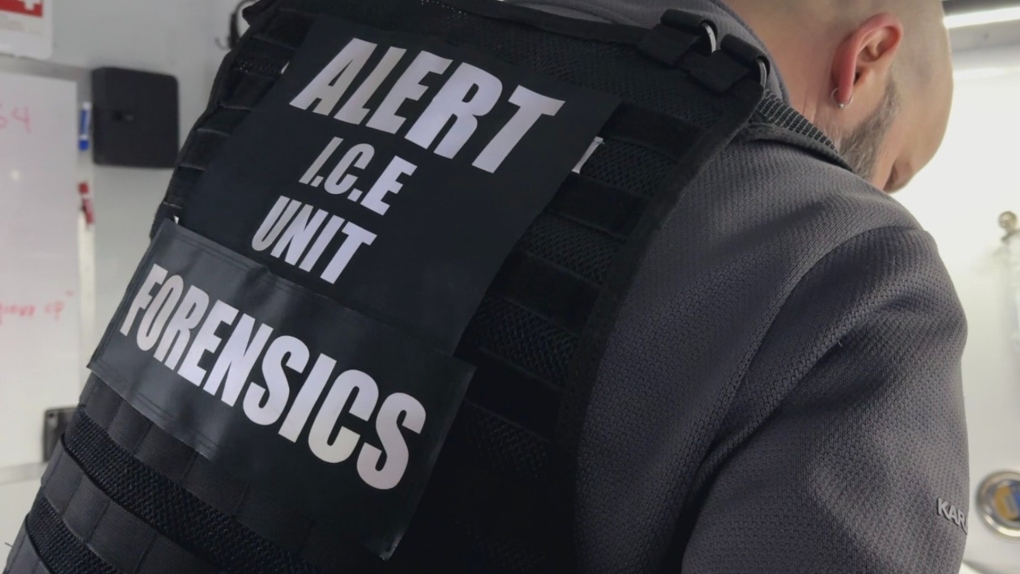 A stock photo showing an officer with the Alberta Law Enforcement Response Teams' (ALERT) Internet Child Exploitation unit (ICE). (alert-ab.ca)
