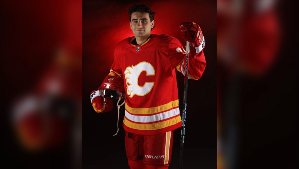 Matthew Coronato was recalled to the Calgary Flames Saturday. (Photo: X@CalgaryFlames)