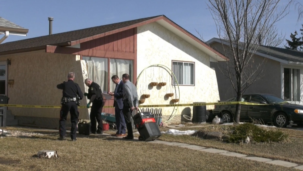 Lethbridge police are investigating a possible shooting at a home in the city's west end.