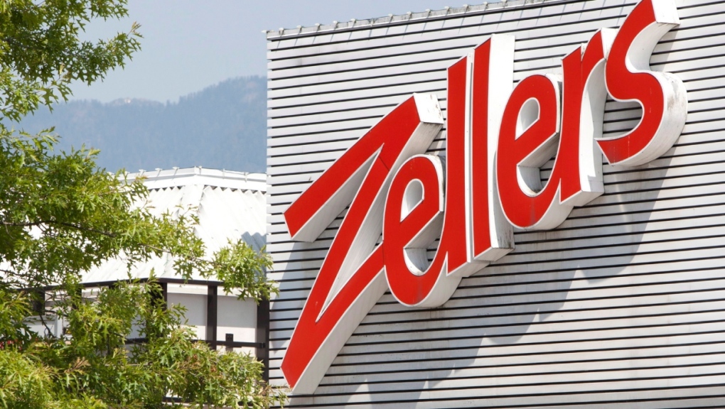 Customers are seen coming out of a Zellers store in Lynn Valley in North Vancouver, B.C., Thursday, July, 26, 2012. (THE CANADIAN PRESS/Jonathan Hayward)