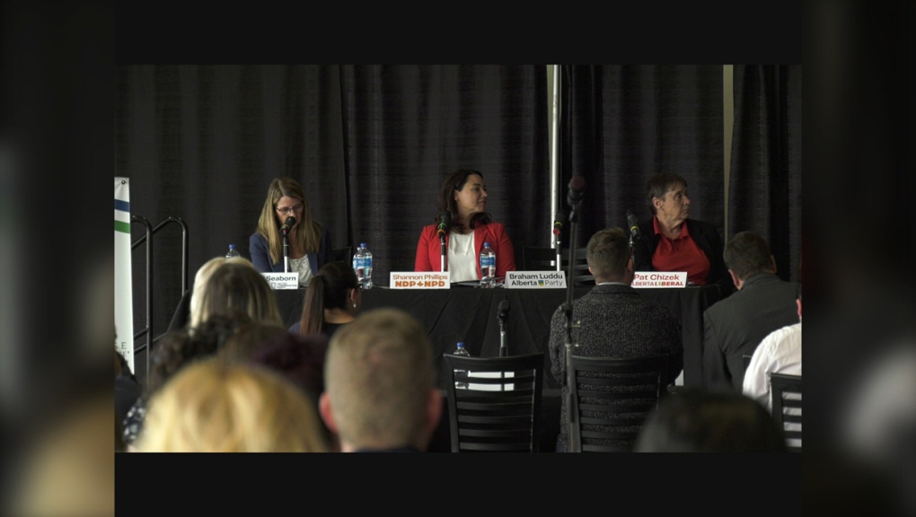 Hosted by the Lethbridge Chamber of Commerce, more than 100 residents took part in the business-focused forum Tuesday night