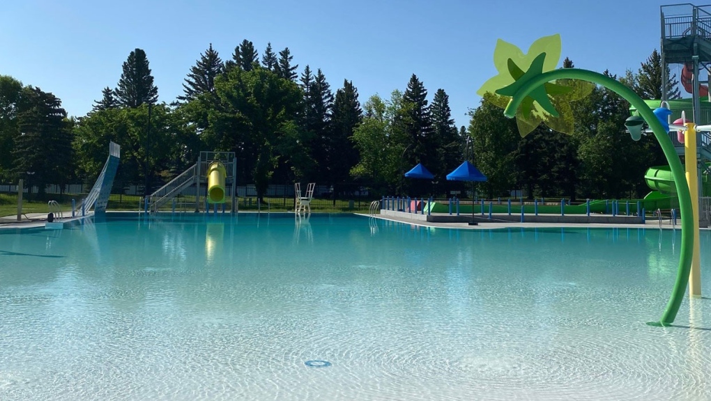 Lethbridge's Henderson Outdoor Pool is scheduled to open, under a modified schedule, on June 12. Regular hours of 12 p.m. to 8 p.m. daily begin June 29. (Supplied/City of Lethbridge)