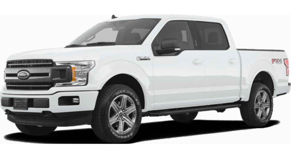 Stock photo of a white Ford F150 (Credit: RCMP)