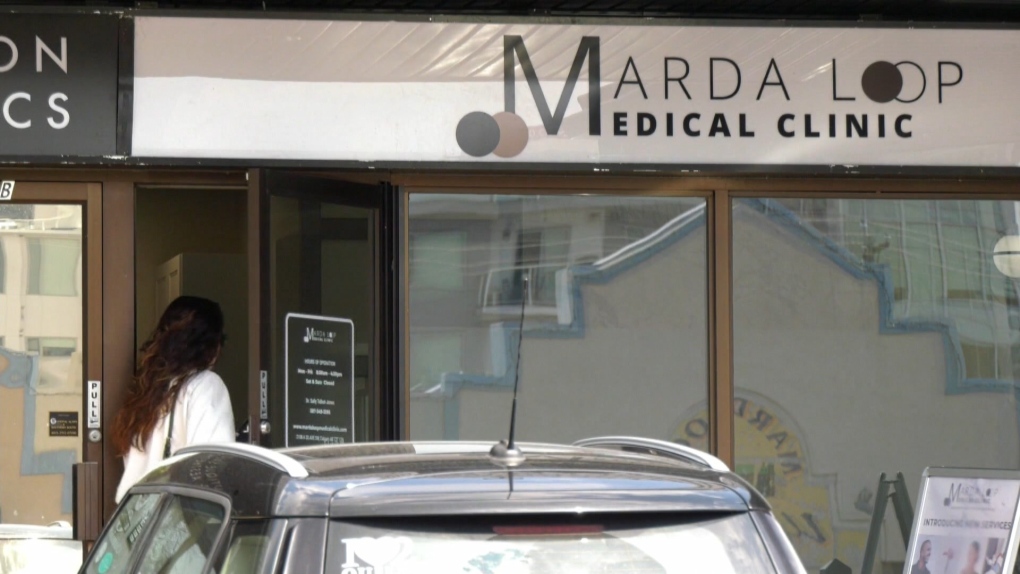 The Marda Loop Medical Clinic is seen in Calgary on July 25, 2023.