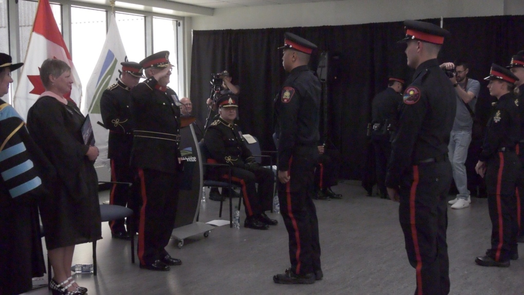 Three recently graduated police cadets will go with the LPS, two will work for the Taber Police Service and two will join the ranks of the Blood Tribe Police Service.